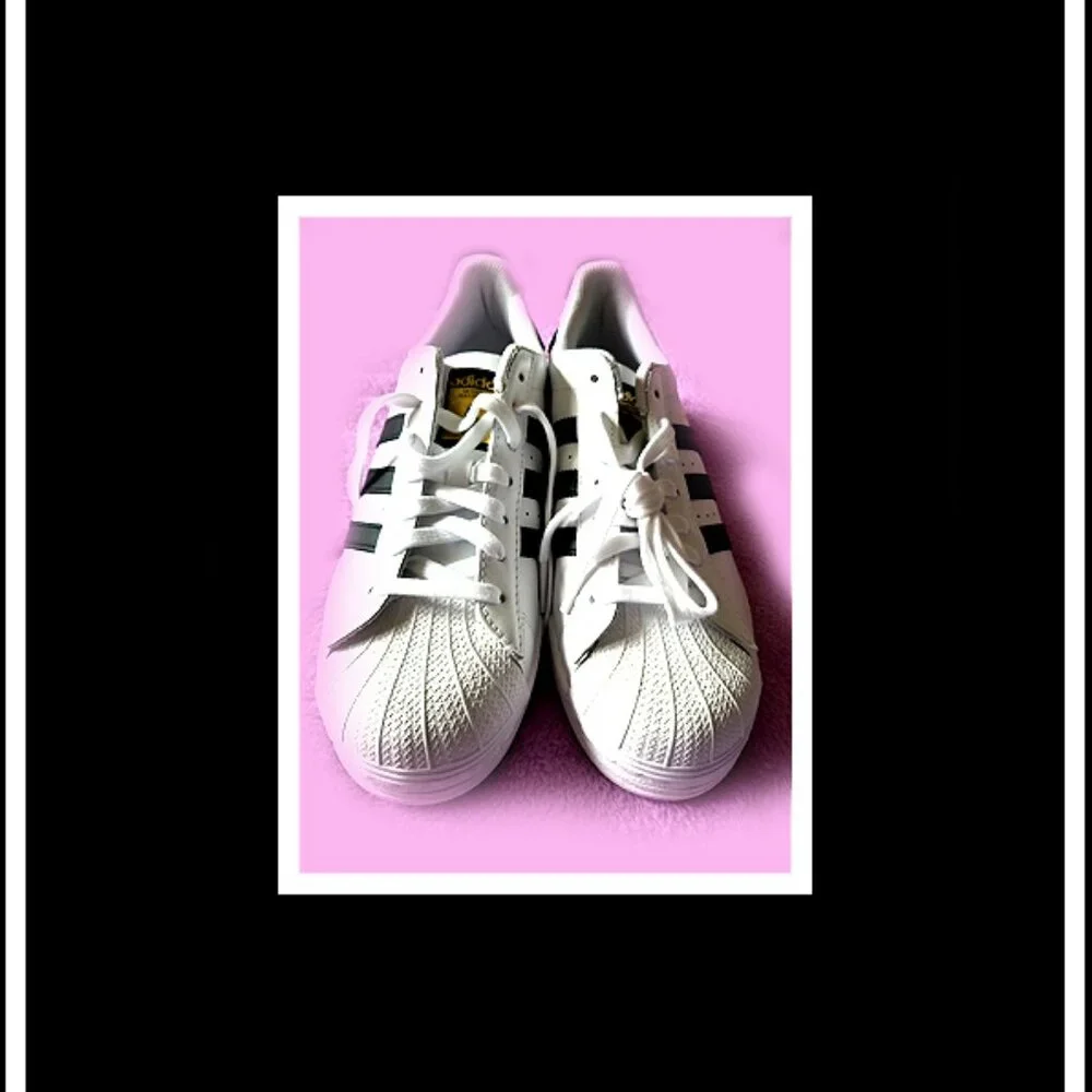 New Adidas Originals Superstar Genuine Leather Fashion Sneakers/Athletic/Tennis - Picture 5 of 14